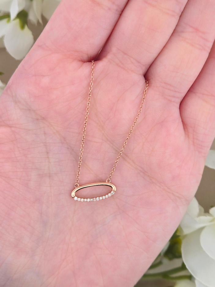 Ginny | 10k Yellow Gold | Natural Diamond | Necklace