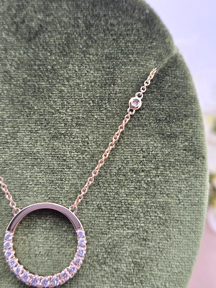 Kyra | 14k Yellow Gold | Natural Diamond | Necklace