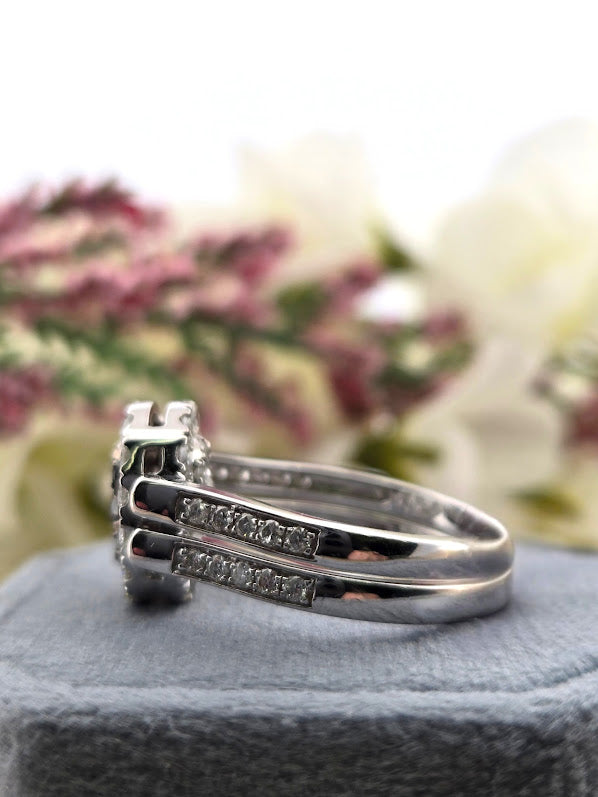 Isolyn | 14k White Gold | Black & White Diamond | Ring