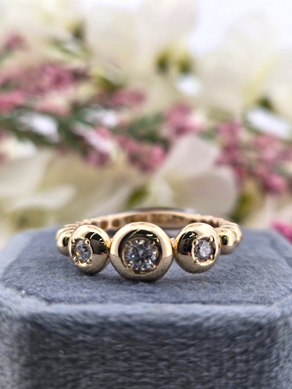 Ivy | 14k Yellow Gold | Natural Diamond | Ring