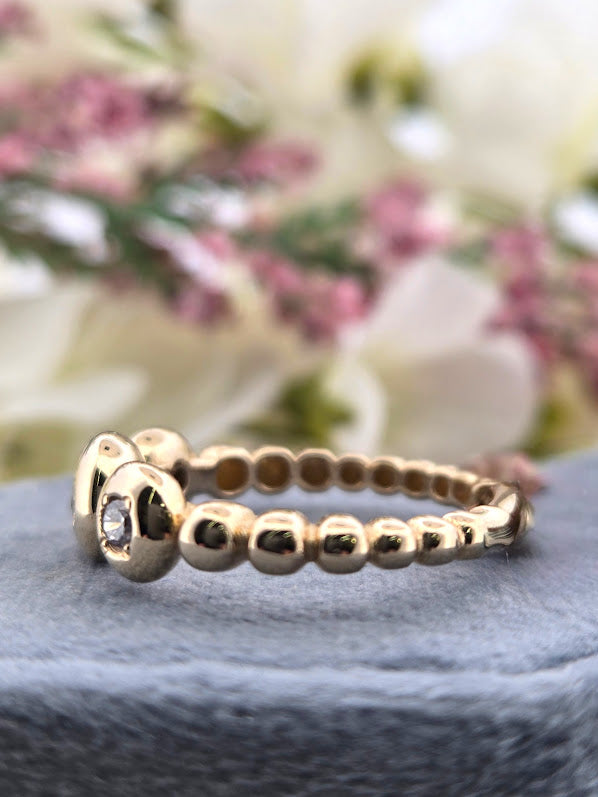 Ivy | 14k Yellow Gold | Natural Diamond | Ring