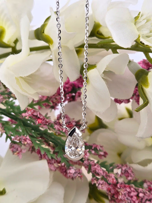 Solara | 14k White Gold | Lab Diamond | Necklace