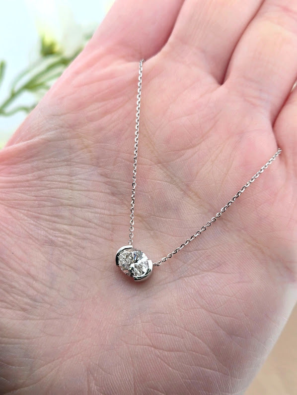 Damaris | 14k White Gold | Lab Diamond | Necklace