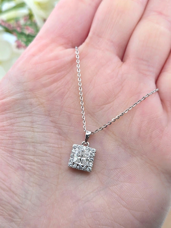 Gweneth | 14k White Gold | Lab Diamond | Necklace