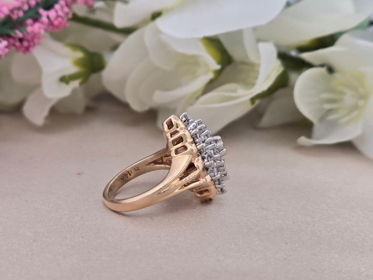 Maci | 14K Yellow Gold | Natural Diamonds | Size 3 | Ring