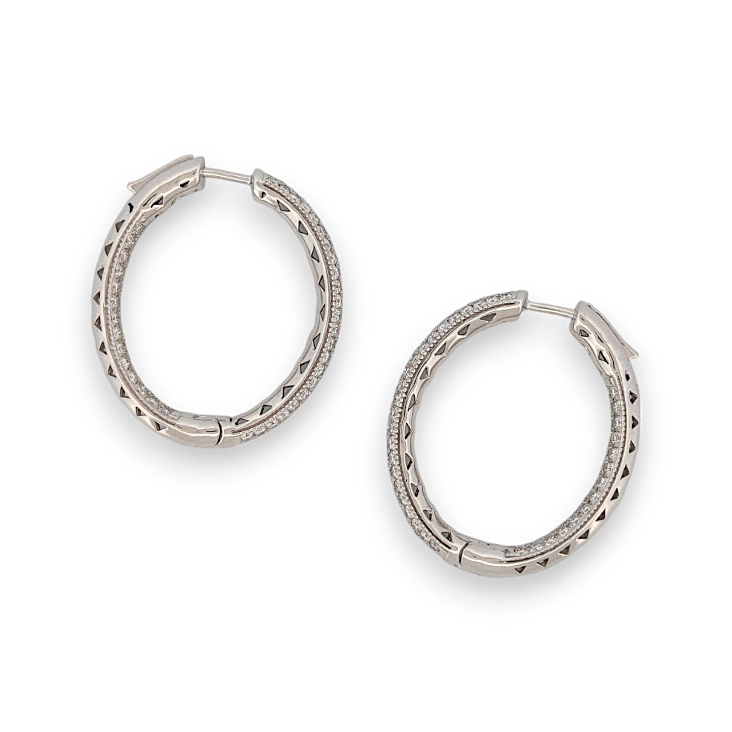 Fifer | 14k White Gold | Natural Diamond | Earrings