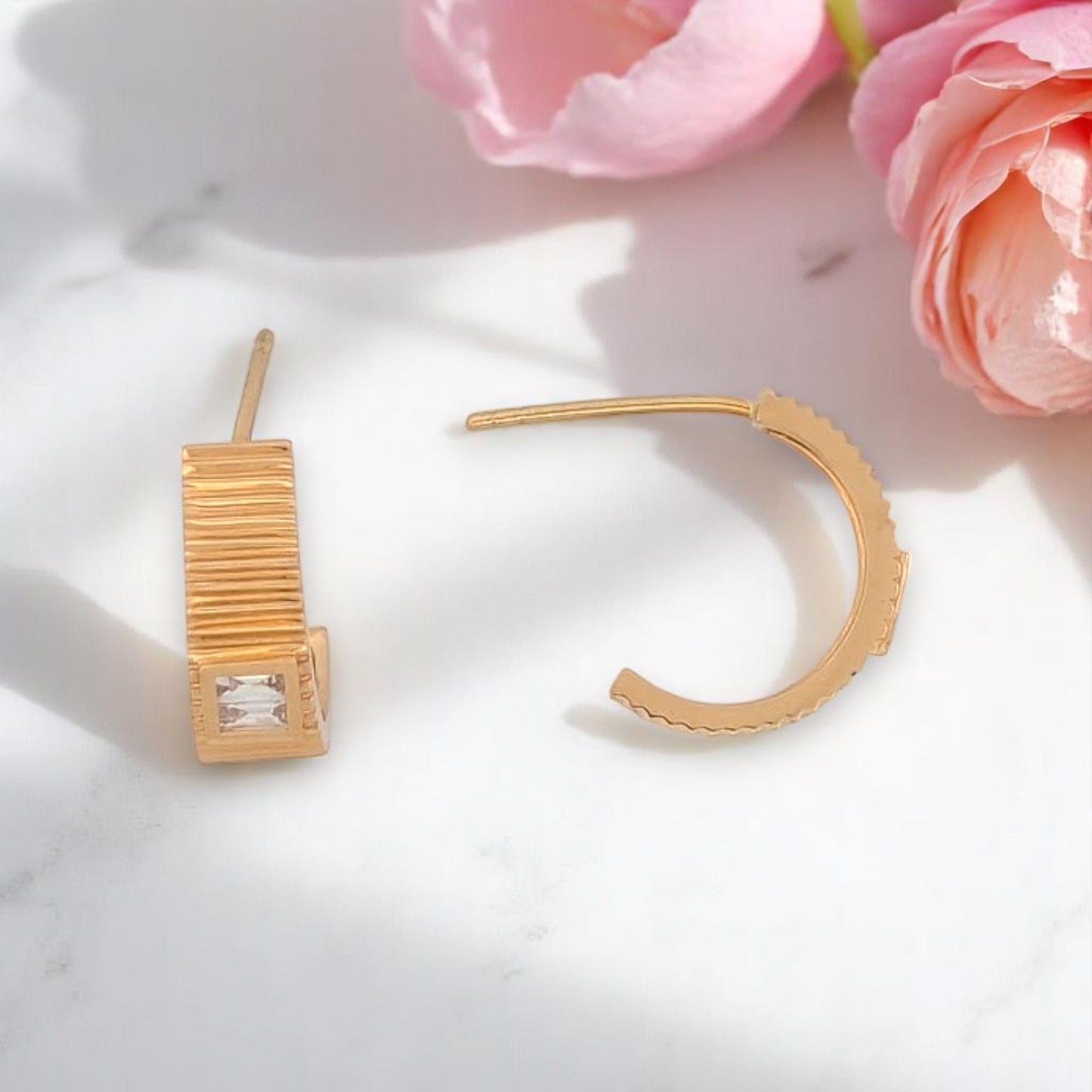Arcadia | 18K Yellow Gold | Natural Diamond | Earring