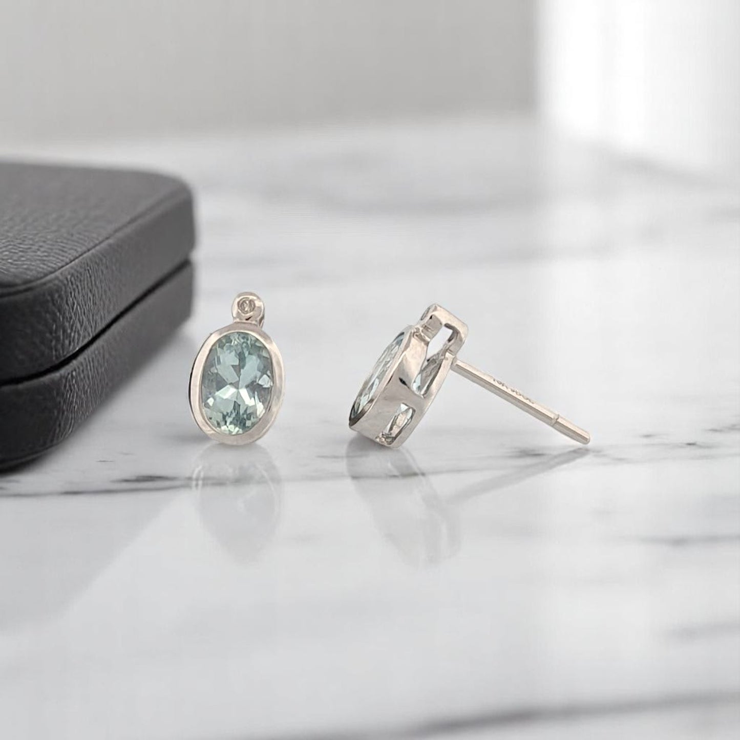 Juniper | 14K White Gold | Natural Diamond | Earrings