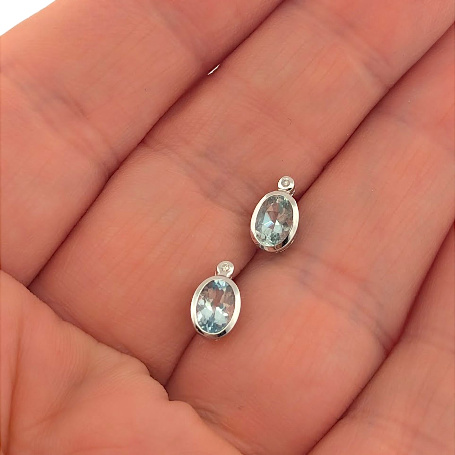 Juniper | 14K White Gold | Natural Diamond | Earrings