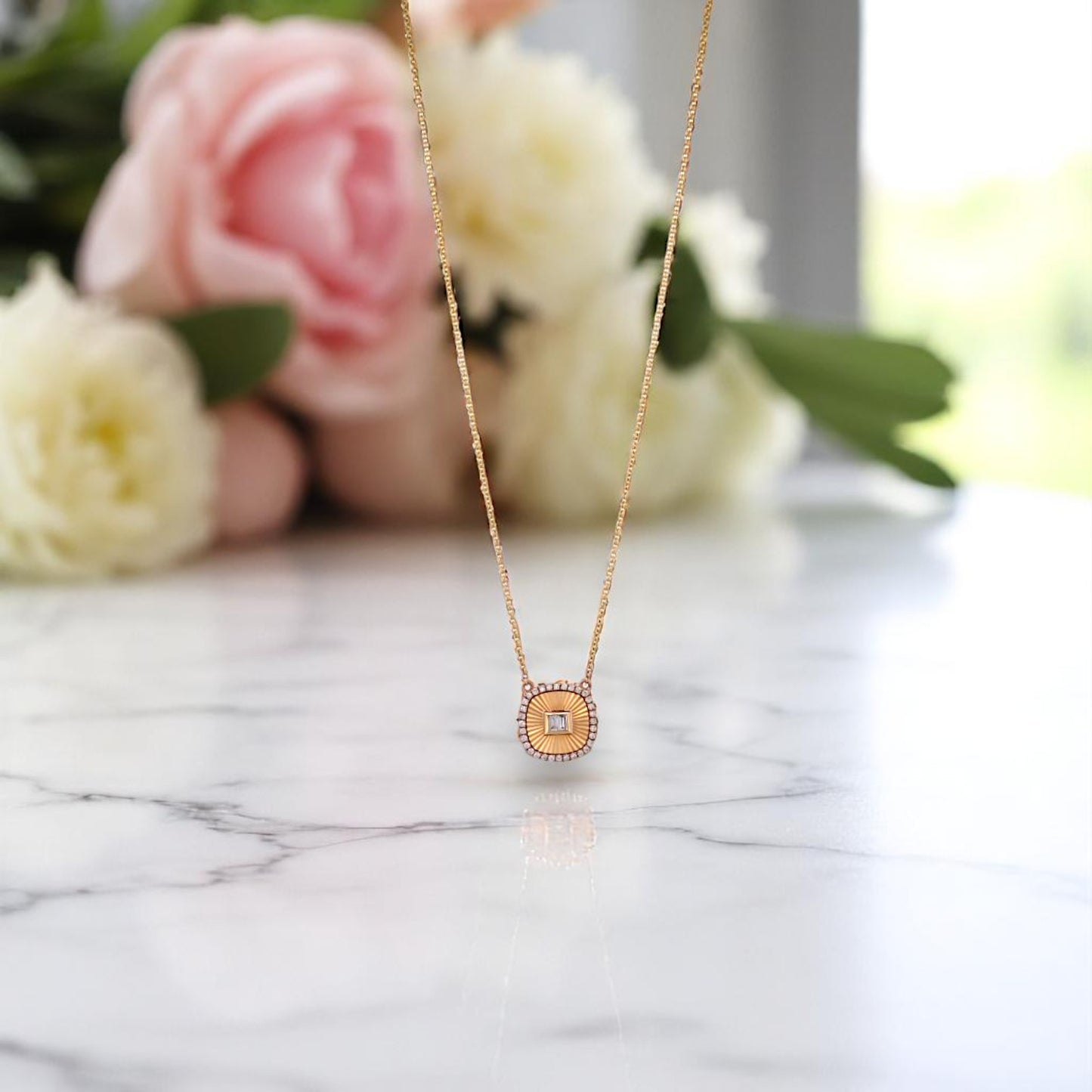 Lennox | 18k Yellow Gold | Natural Diamond | Necklace