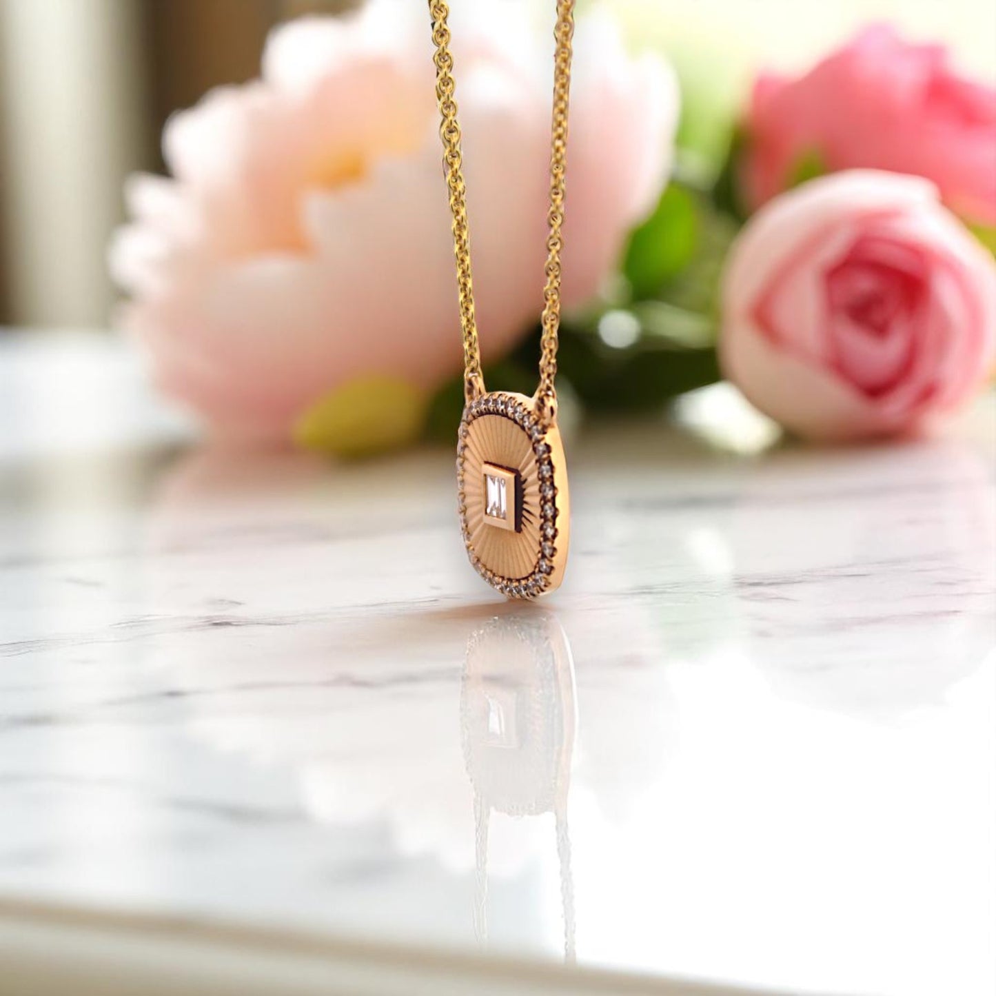 Lennox | 18k Yellow Gold | Natural Diamond | Necklace