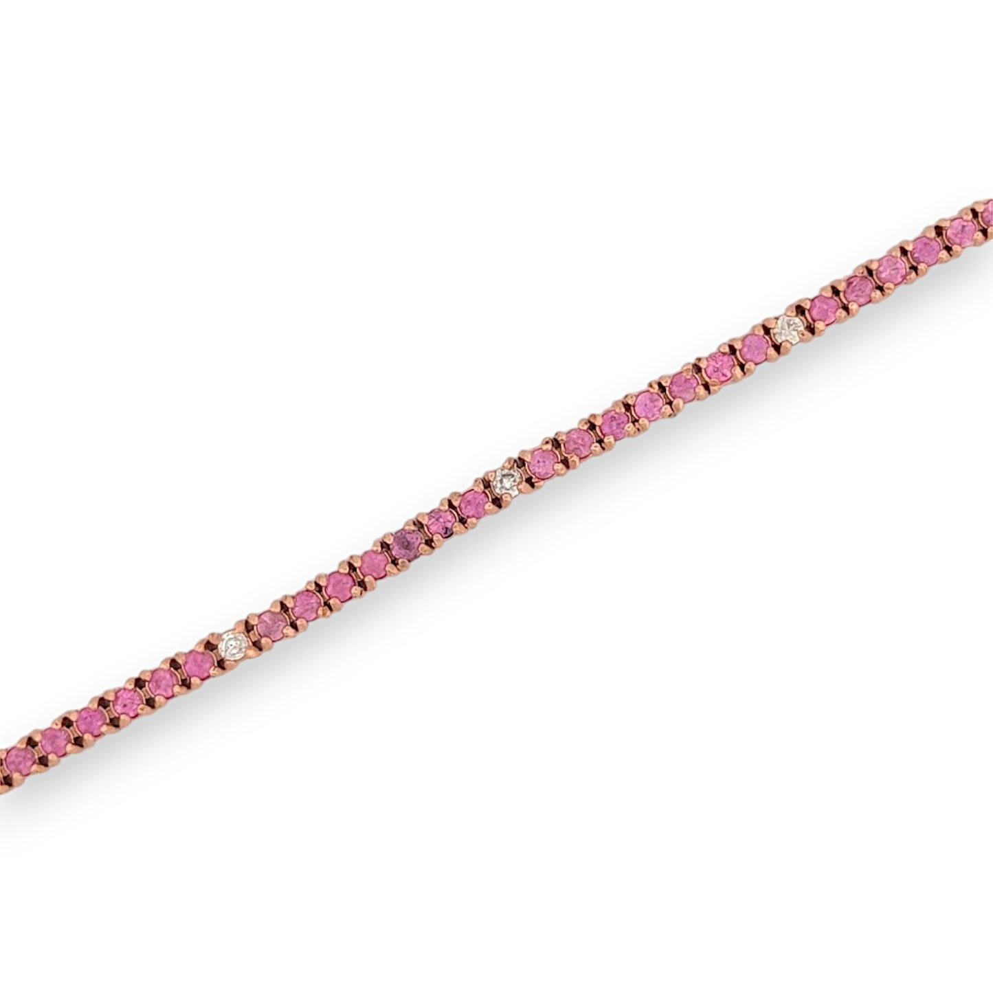 Jessamine | 14K Rose Gold | Sapphire and Natural Diamond | Bracelet