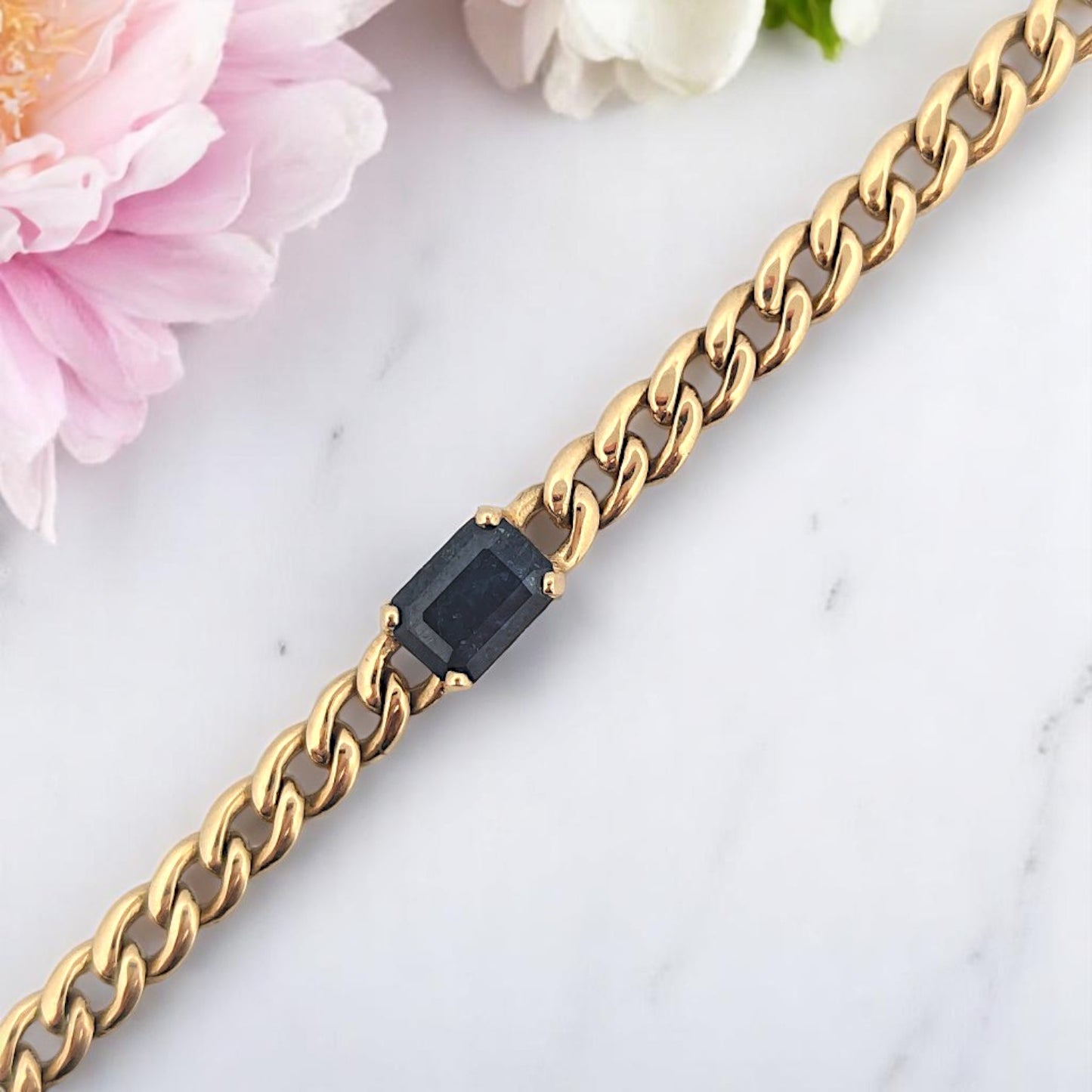 Elowen | 14K Yellow Gold | Sapphire | Bracelet