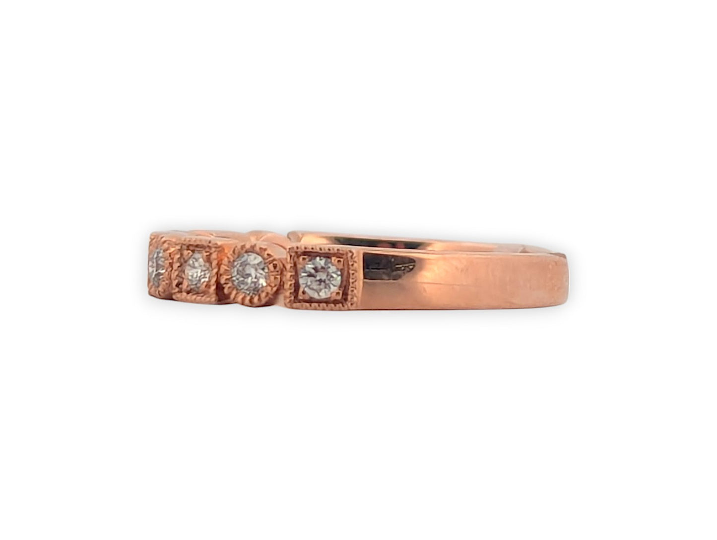 Lucinda | 10K Rose Gold | Natural Diamond | Ring