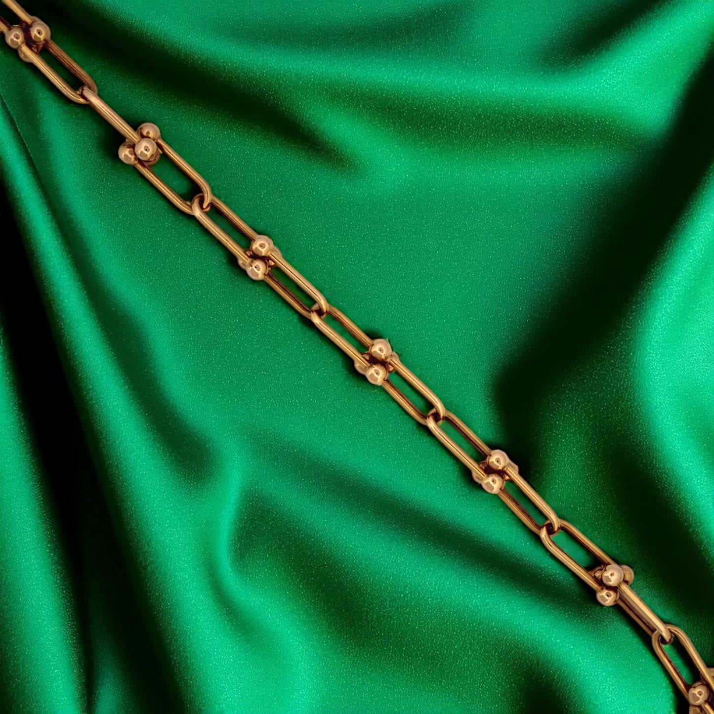 Navy | 14K Yellow Gold | Chain