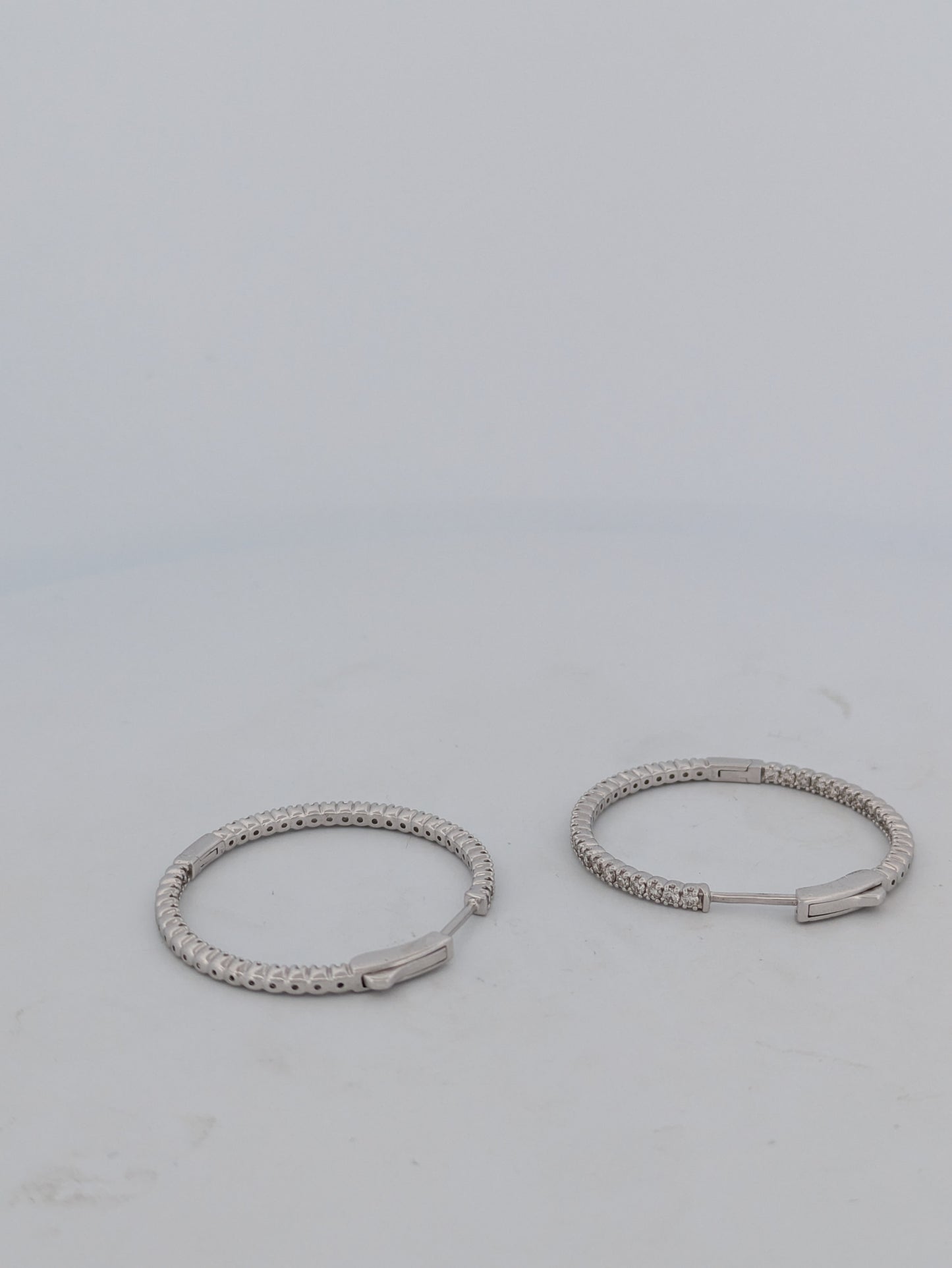 Agnes | 14K White Gold | Natural Diamond | Earrings