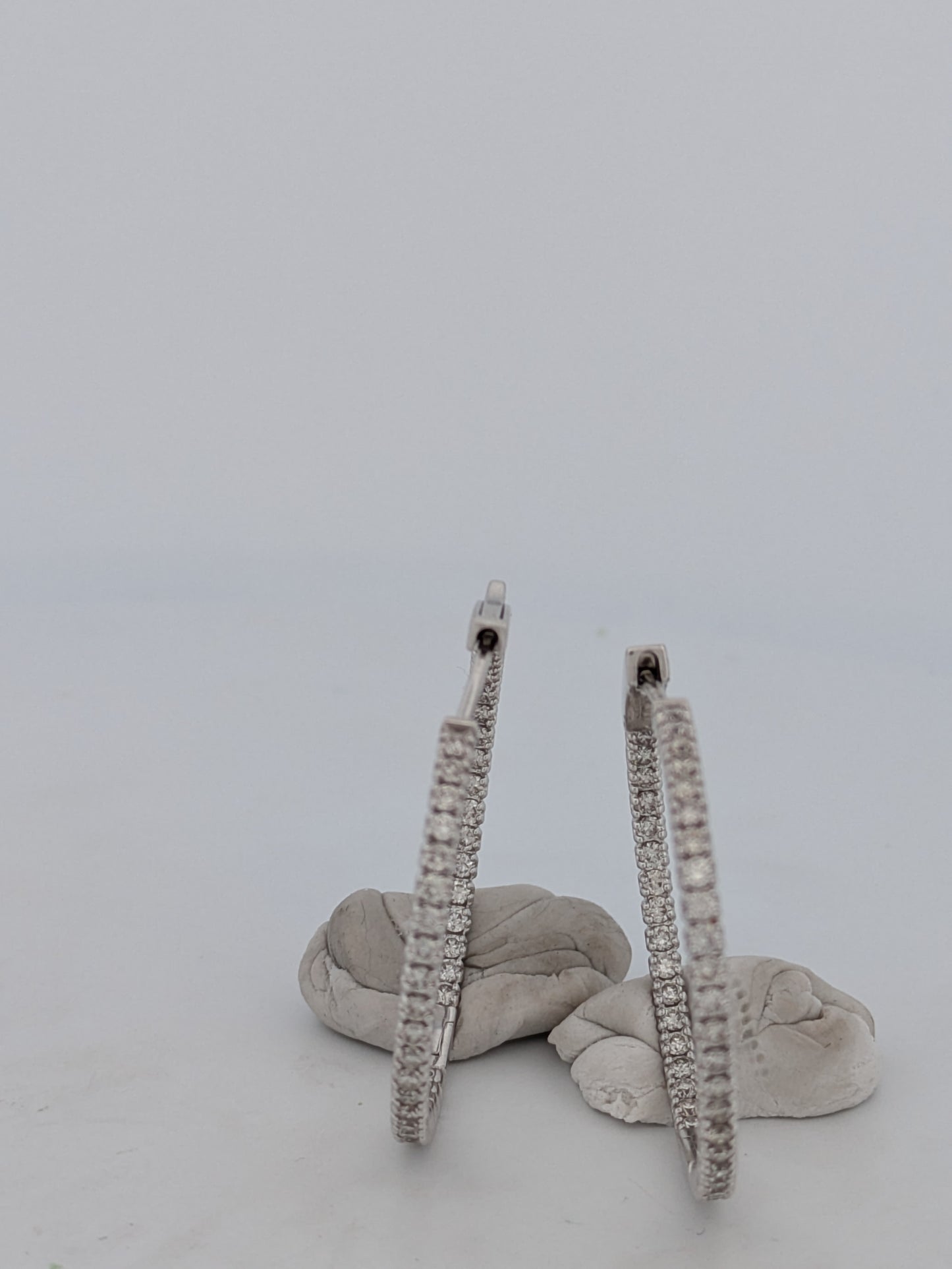 Agnes | 14K White Gold | Natural Diamond | Earrings