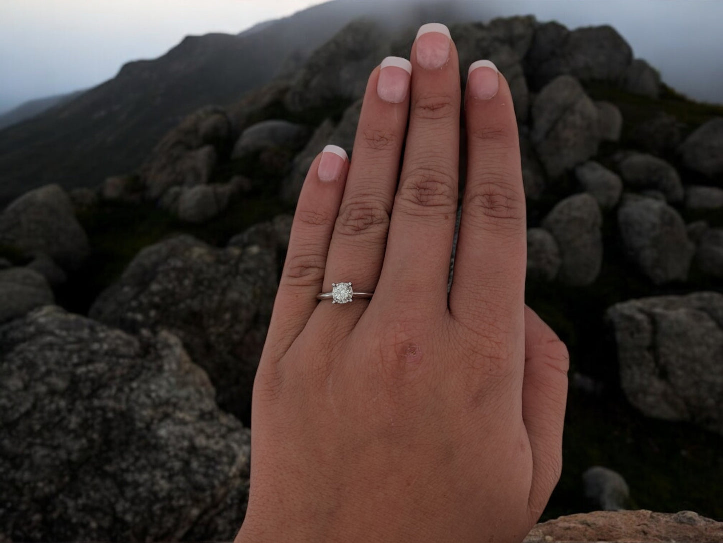 Blossom | 14K White Gold | Natural Diamond | Ring