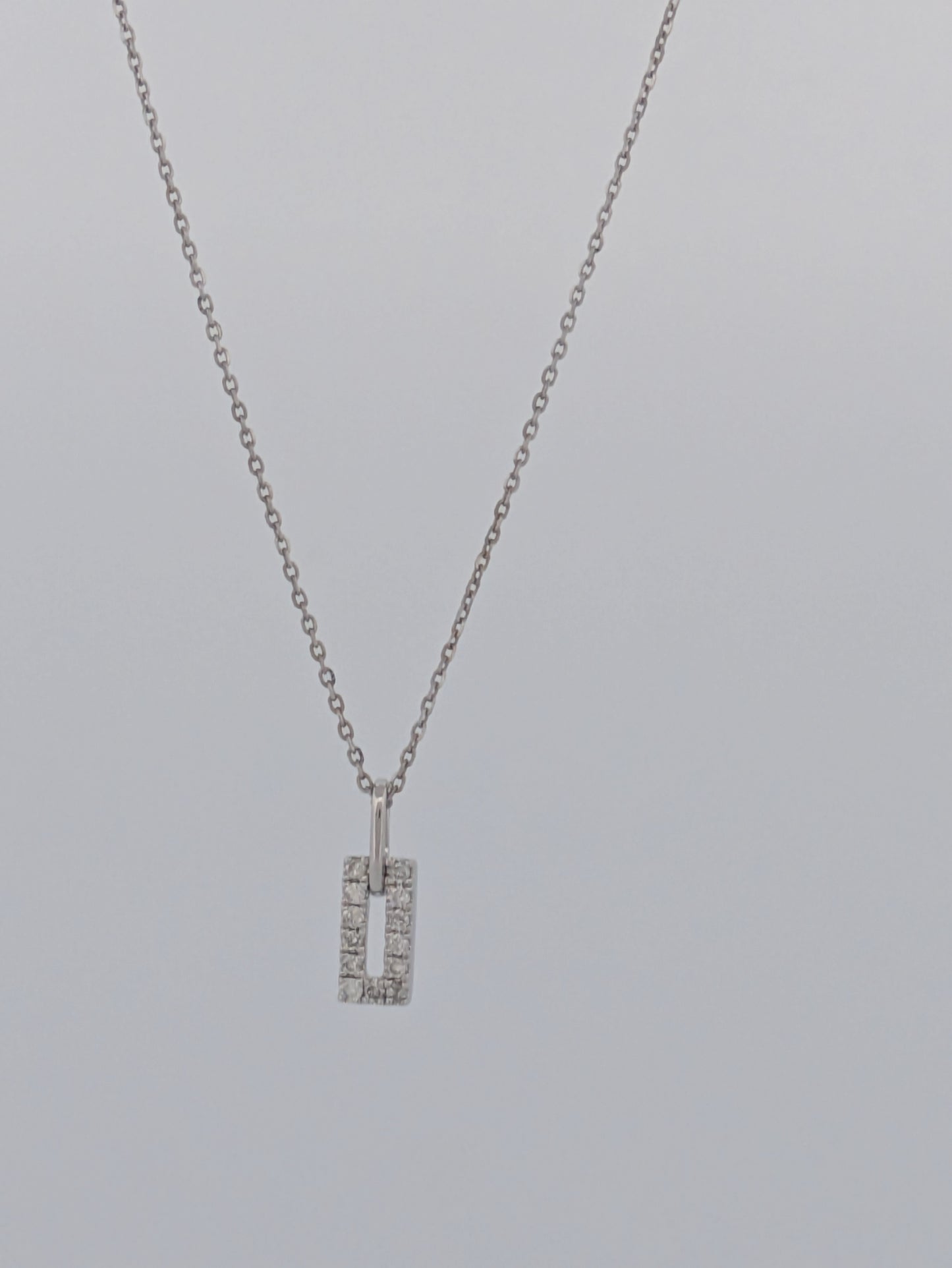 Daisy | 10K White Gold | Natural Diamond | Necklace