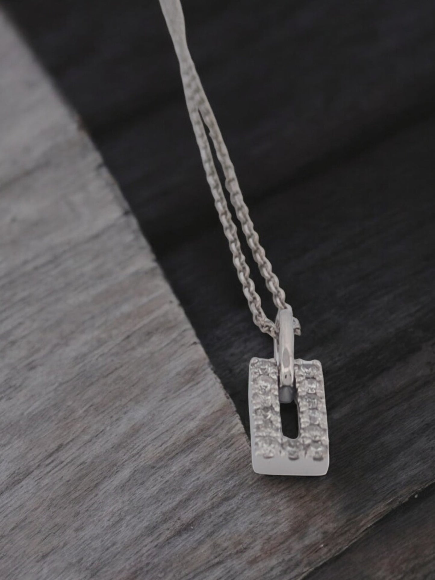 Daisy | 10K White Gold | Natural Diamond | Necklace