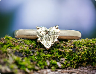 Kayleigh - Heart Shaped Diamond Engagement Ring