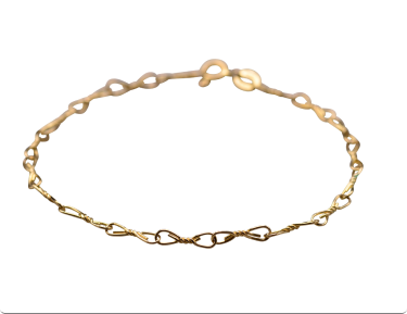 The Lure: Vintage Handmade Italian Yellow Gold Bracelet