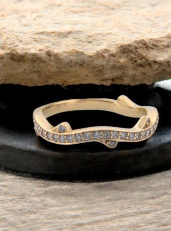 Fannie | 10K Yellow Gold | Natural Diamond | Ring