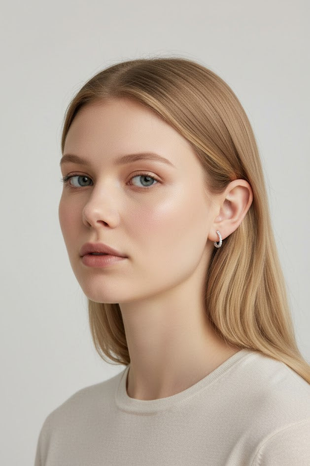 Marcilla | 14k Yellow Gold | Natural Diamond | Earrings