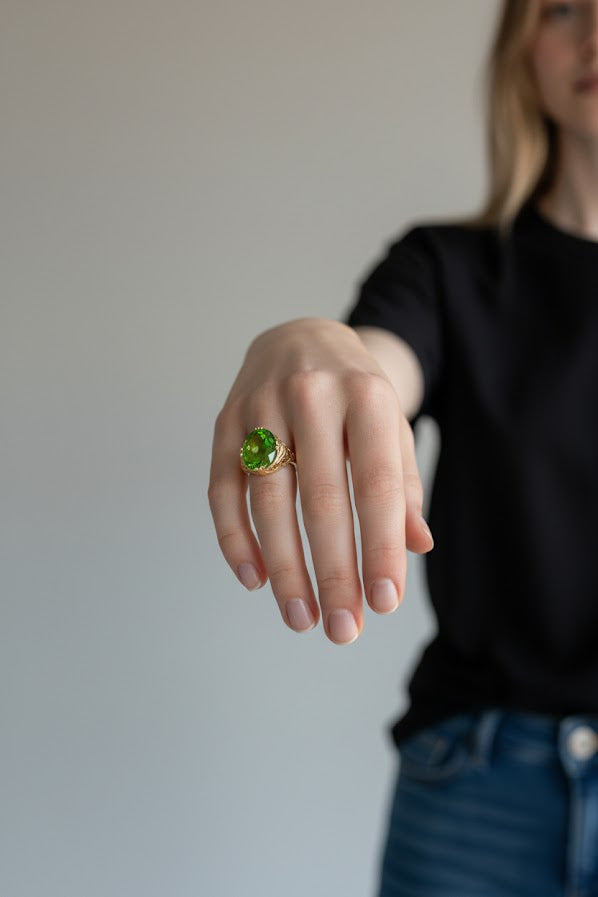 Dottie | 10K Yellow Gold | Peridot | Ring