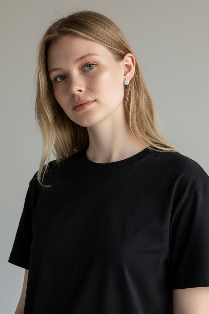 Juniper | 14K White Gold | Natural Diamond | Earrings