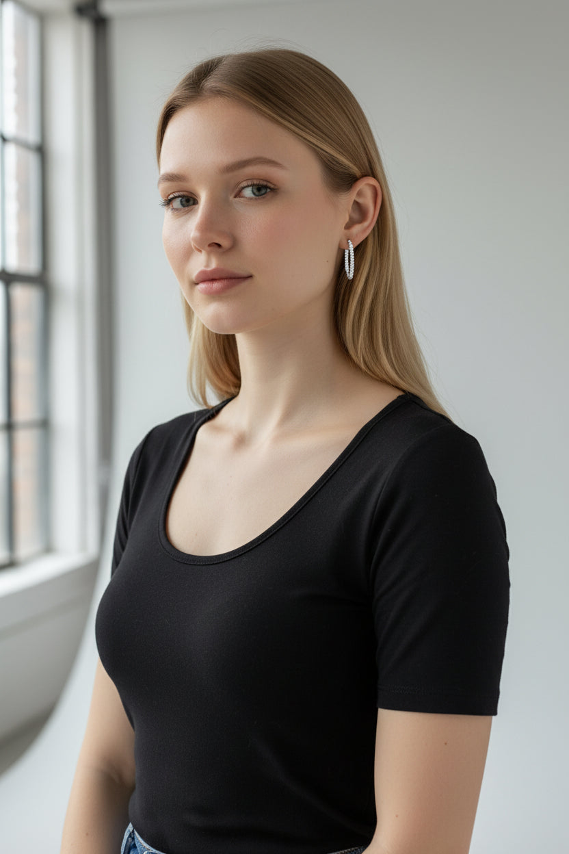 Lottie | 14K White Gold | Lab Diamonds | Earrings