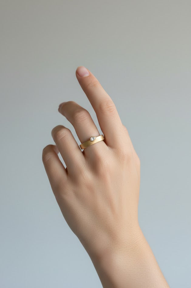 Tianna | 14k Yellow Gold | Natural Diamond | Ring