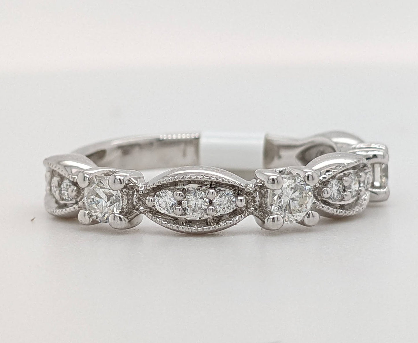 Molly - White Gold Diamond Wedding Band